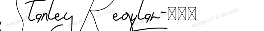 Stanley Regular字体转换